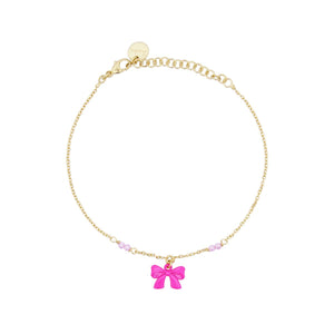 BRACCIALE CON FIOCCO VERNICE - CANDY BOW