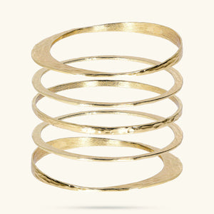 Set ETRUSCA Bracciali alla Schiava Martellati