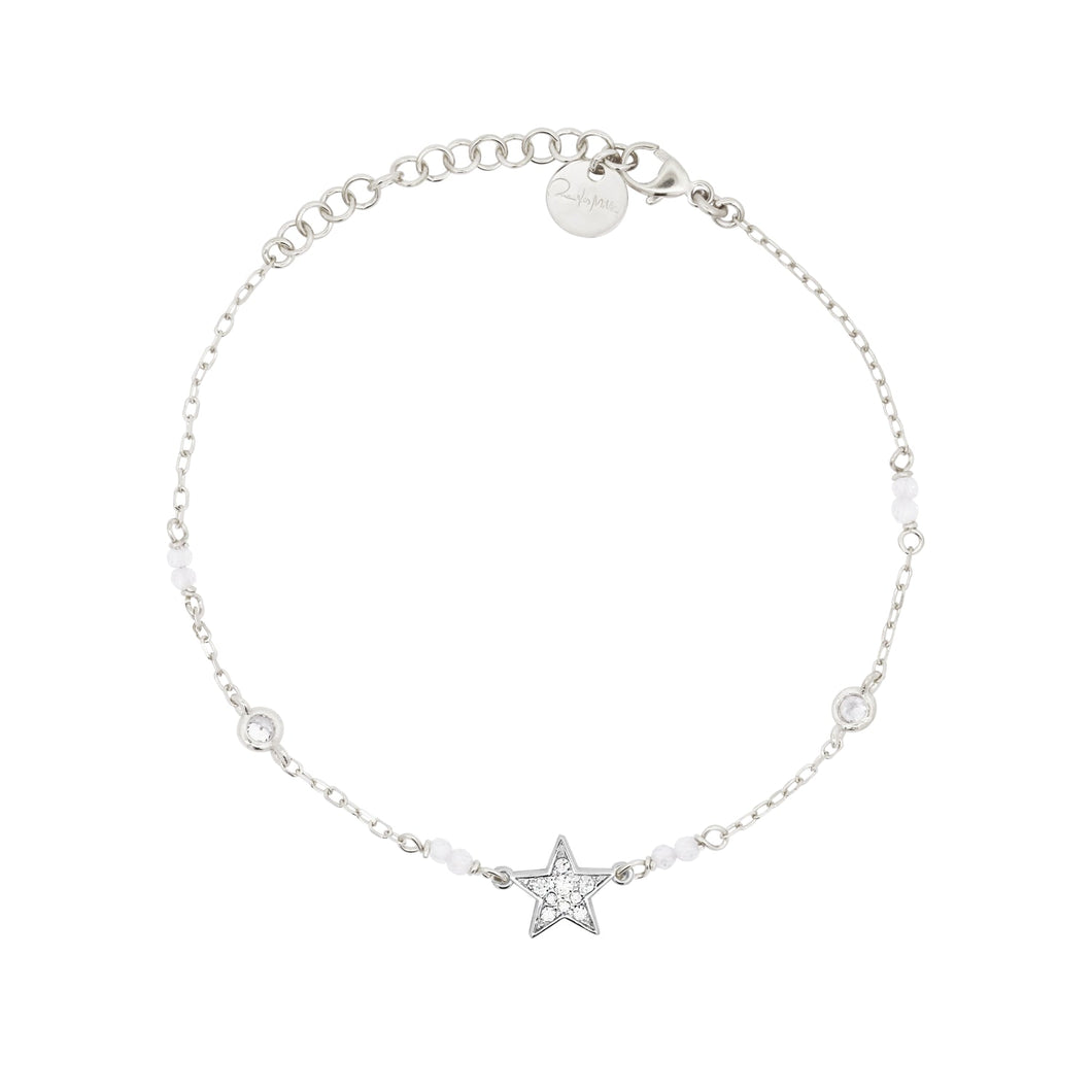 BRACCIALE CATENA CASTONI SOGGETTO SMALL PAVÈ - STARDUST TEN (+soggetti)