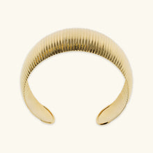 Carica l&#39;immagine nel visualizzatore di Gallery, Bracciale ETRUSCA Rigido Graduato Texture Rigata
