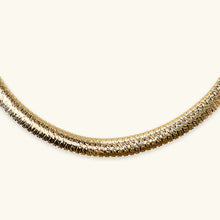 Carica l&#39;immagine nel visualizzatore di Gallery, Collana ETRUSCA Girocollo Tubogas Diamantata
