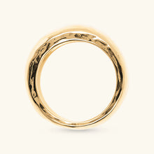 Carica l&#39;immagine nel visualizzatore di Gallery, Anello ETRUSCA a Fascia Martellato
