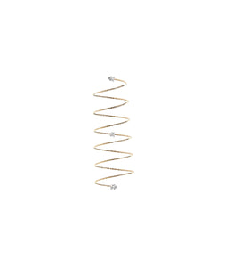 Anello TRISTAR spirale MagicWire (oro 18kt e diamanti)