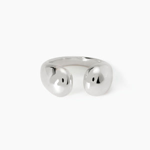 Anello MABINA chunky aperto in argento placcato oro BUONUMORE