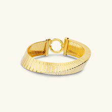 Carica l'immagine nel visualizzatore di Gallery, Bracciale ETRUSCA Cleopatra ritorto martellato
