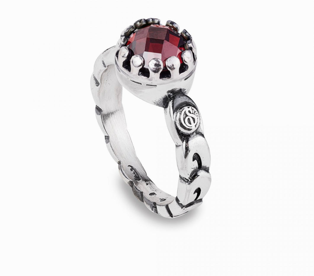 Anello con pietra centrale Gerardo Sacco (+colori)