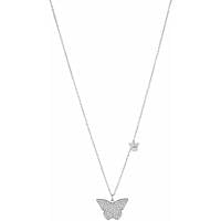 Carica l&#39;immagine nel visualizzatore di Gallery, Collana Donna Acciaio e Cristalli Brilliant Farfalla Liu Jo Luxury
