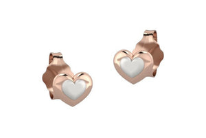 Orecchino Cuore Rosa Arg 925 Nanán