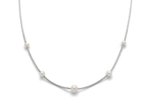 Carica l&#39;immagine nel visualizzatore di Gallery, Collana miluna argento e perle
