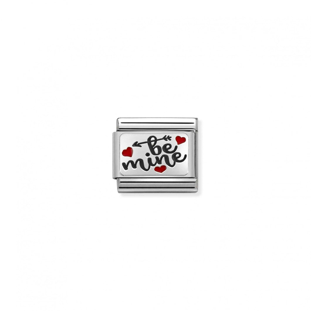 LINK COMPOSABLE CLASSIC BE MINE IN ARGENTO