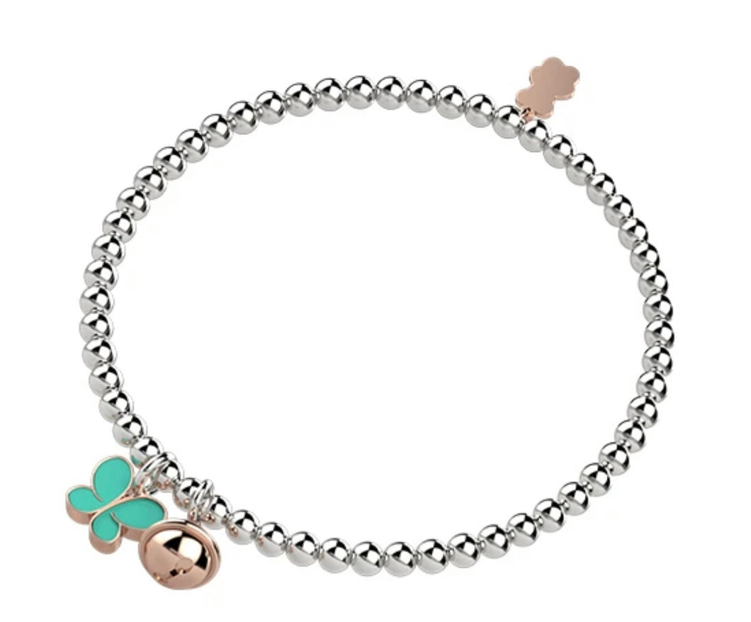 Bracciale con Campanella e Farfalla Nanán