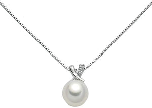 pcl5171x Girocollo con perla e Diamanti Miluna