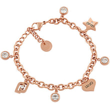 Carica l&#39;immagine nel visualizzatore di Gallery, bracciale donna gioielli Liujo Brilliant Multicharm

