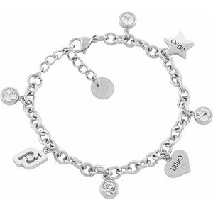 bracciale donna gioielli Liujo Brilliant Multicharm
