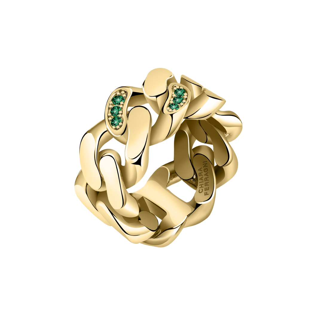 ANELLO CHIARA FERRAGNI BRAND CHAIN - J19AUW49