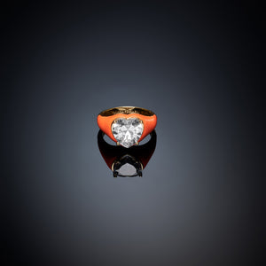 Anello chevalier love parade orange