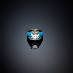 Anello chevalier love parade azure