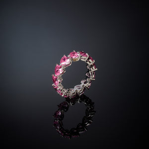 Anello Infinity Love Fairytale pink heart