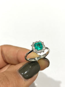 Anello Mirco Visconti con smeraldo colombiano e diamanti