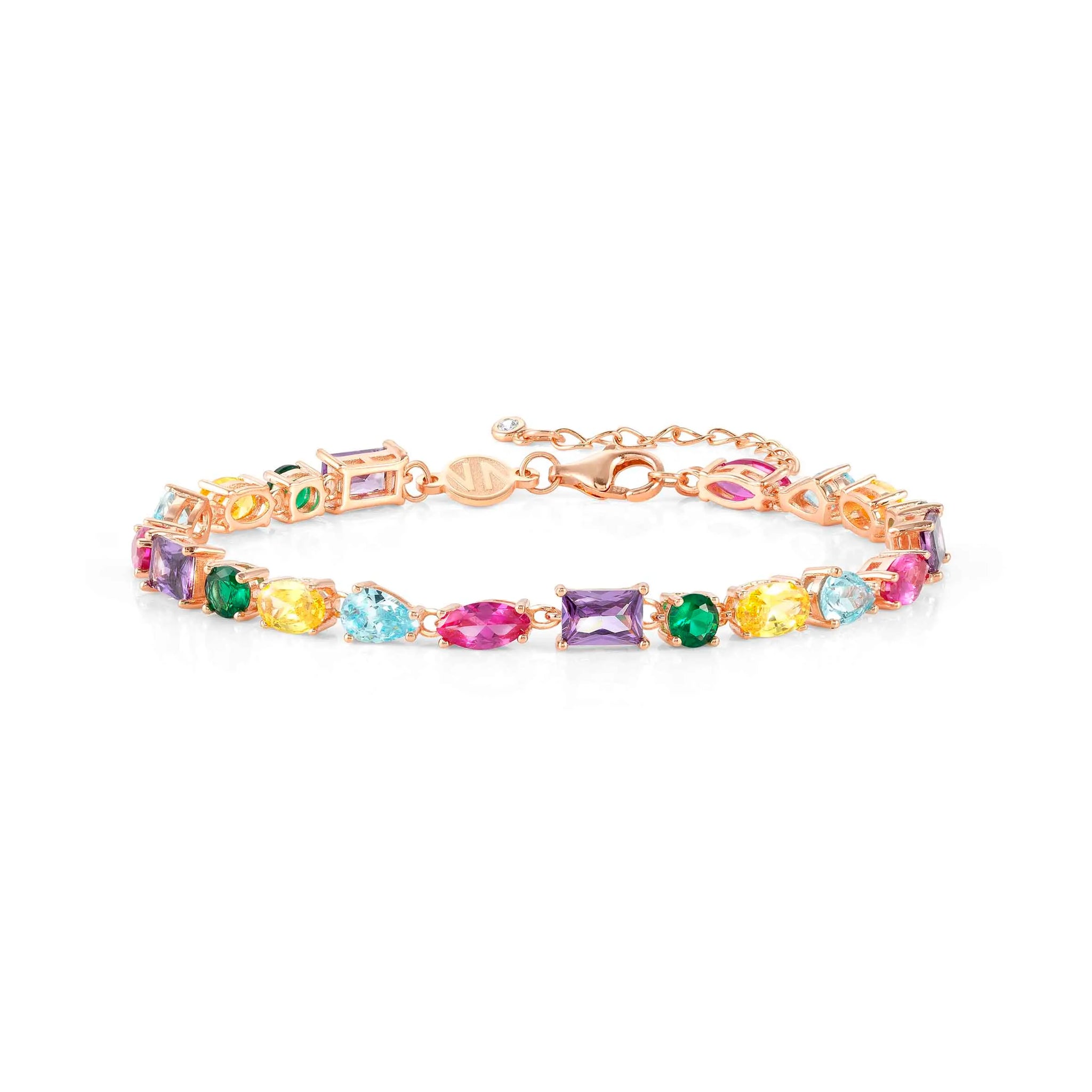 Bracciale Colore Gioielli Valenza Mazzoni in oro giallo con pietre Bracciale Colore Gioielli Valenza Mazzoni in oro giallo con pietre