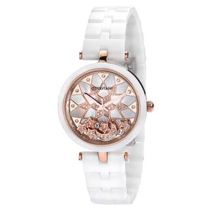 Orologio Ottaviani donna Quarzo ceramica rose gold e cristalli