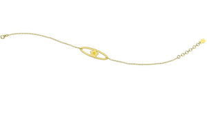 Bracciale oro 9kt con Stellina Gialla