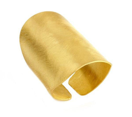 Anello fascia argento placcato oro giallo - Il Maestro Orafo Gioielli