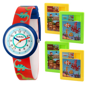 Orologio Kikou kids - dinosauri