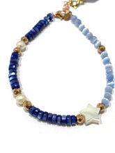 Carica l&#39;immagine nel visualizzatore di Gallery, Bracciale Sacramore argento, pietre e stella in madreperla

