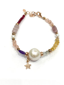 Bracciale Sacramore argento e pietre dure