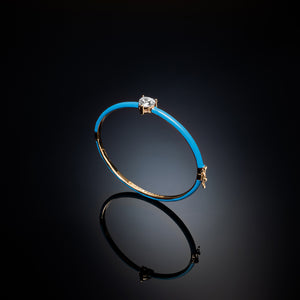 Bracciale bangle love parade azure