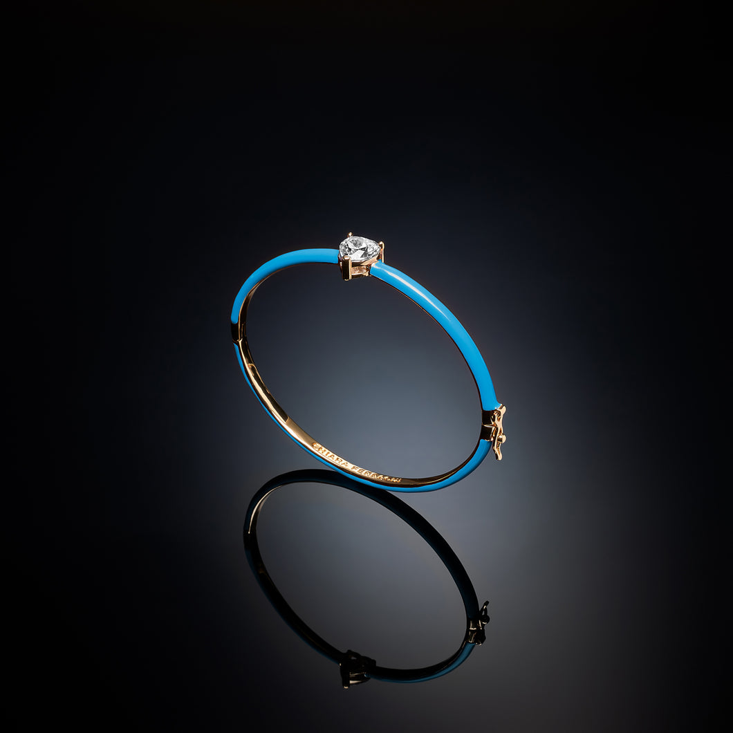 Bracciale bangle love parade azure