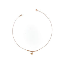 Carica l&#39;immagine nel visualizzatore di Gallery, GIROCOLLO MICRO ANELLI galvanica oro rosa (+soggetti)
