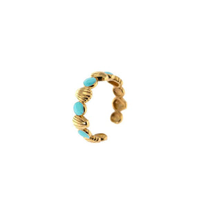 ANELLO SMALTO CABOCHON - CONCHIGLIE ( + colori)