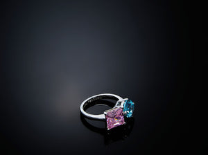 Anello princess rainbow