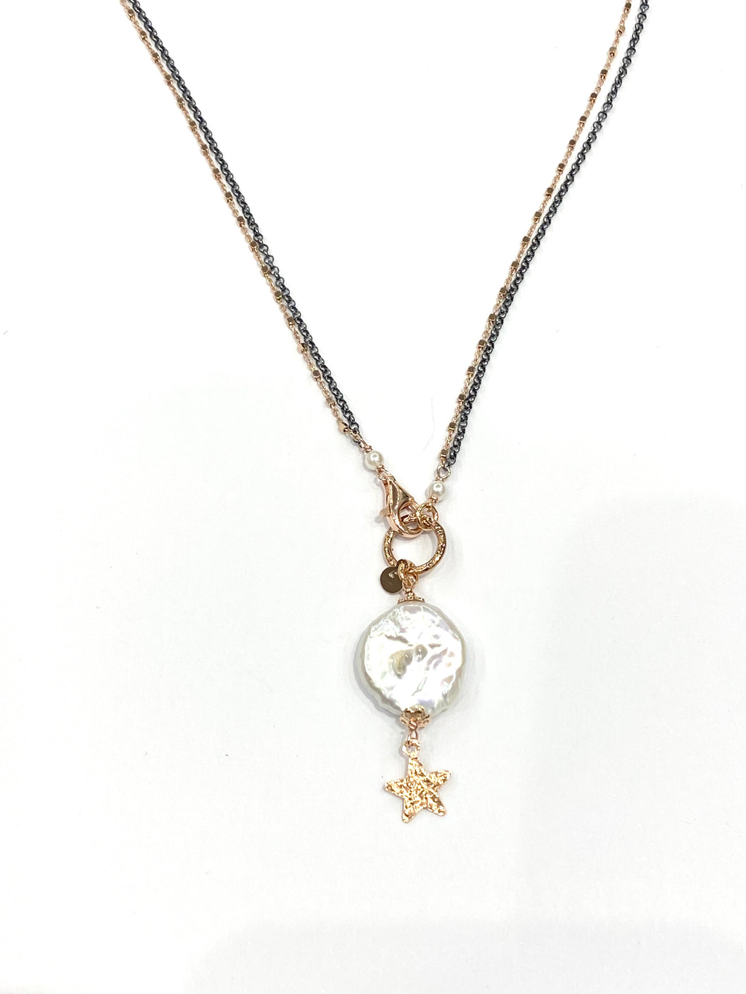 Collana Sacramore argento e perla barocca