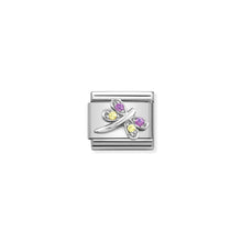 Carica l&#39;immagine nel visualizzatore di Gallery, LINK COMPOSABLE CLASSIC LIBELLULA IN ARGENTO 925
