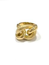 Carica l&#39;immagine nel visualizzatore di Gallery, Anello iDandi maxi groumette in argento galvanica oro giallo
