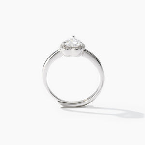 Anello solitario argento Mabina LOVE AFFAIR