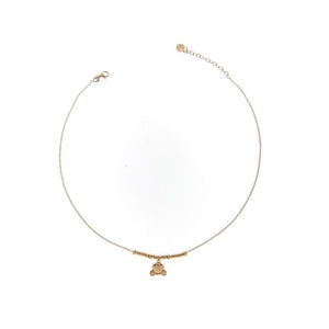 GIROCOLLO MICRO ANELLI galvanica oro rosa (+soggetti)