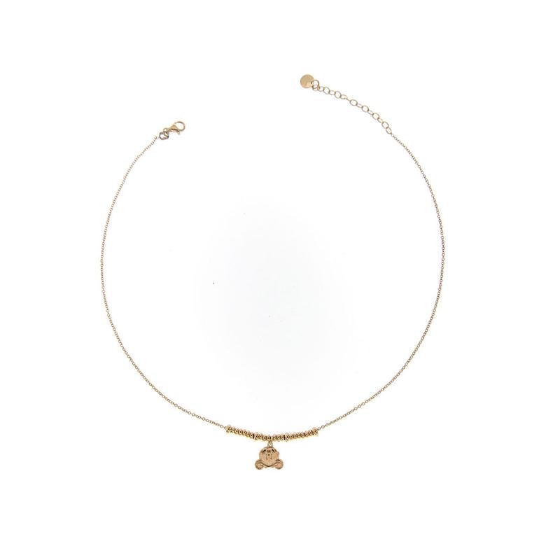 GIROCOLLO MICRO ANELLI galvanica oro rosa (+soggetti)