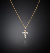 Carica l&#39;immagine nel visualizzatore di Gallery, COLLANA PENDENTE BOLD CROSS SMALL GOLD
