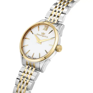 OROLOGIO DONNA PHILIP WATCH 28mm ROMA WHITE DIAL