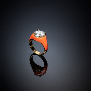 Anello chevalier love parade orange