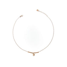 Carica l&#39;immagine nel visualizzatore di Gallery, GIROCOLLO MICRO ANELLI galvanica oro rosa (+soggetti)
