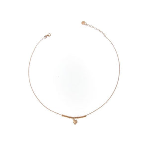 GIROCOLLO MICRO ANELLI galvanica oro rosa (+soggetti)