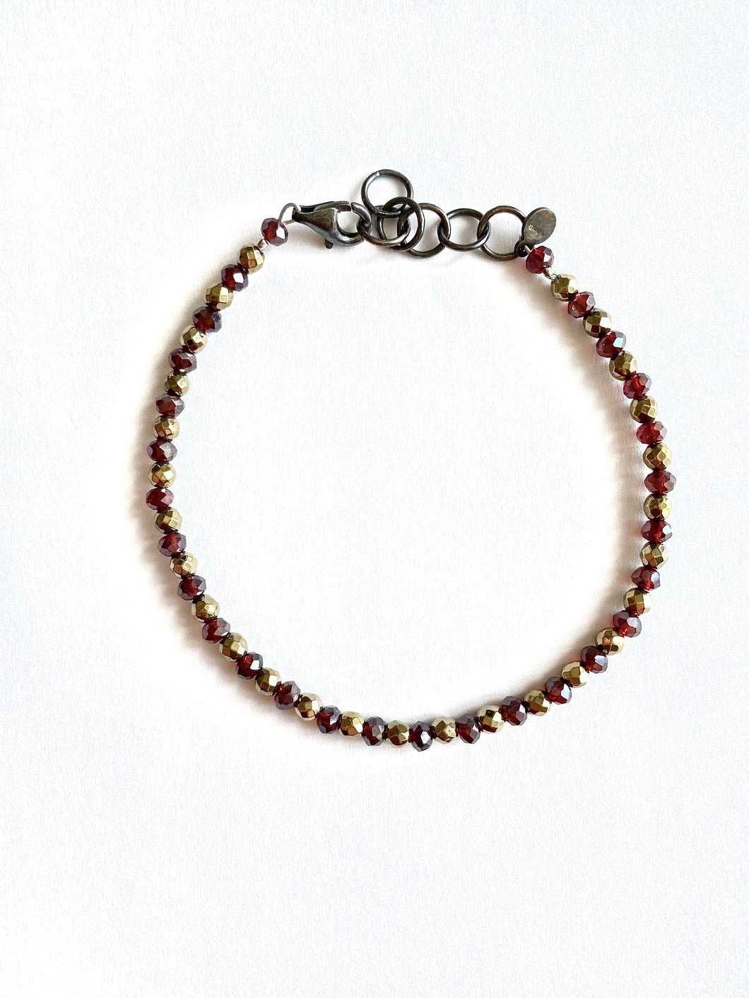 Bracciale Sacramore argento e pietrine colorate sfaccettate