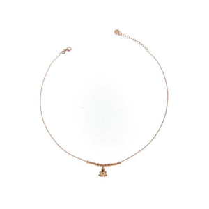 GIROCOLLO MICRO ANELLI galvanica oro rosa (+soggetti)