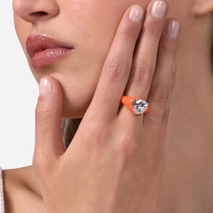 Anello chevalier love parade orange